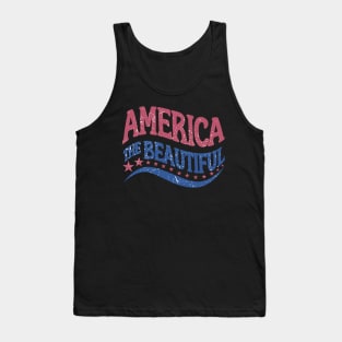 America The Beautiful desig Tank Top